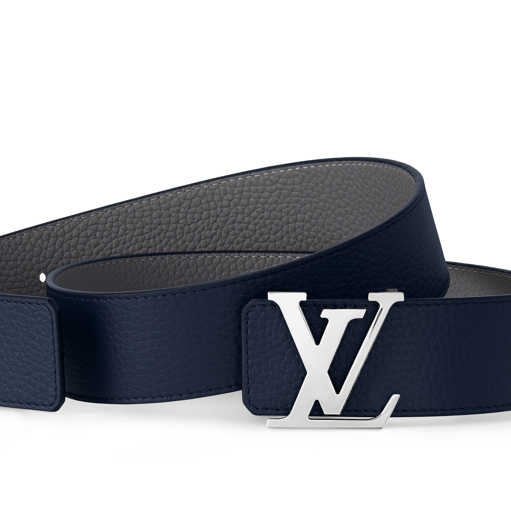 Men - LV Initials Taurillon 40MM Reversible Belt Taurillon Leather Men Accessories New This Season | LOUIS VUITTON (Product zoom)