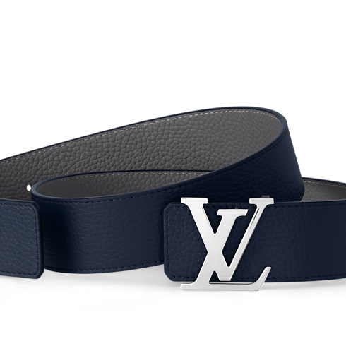 Men - LV Initials Taurillon 40MM Reversible Belt Taurillon Leather Men Accessories New This Season | LOUIS VUITTON (Product zoom)