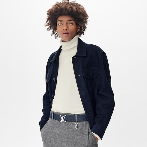 Men - LV Initials Taurillon 40MM Reversible Belt Taurillon Leather Men Accessories New This Season | LOUIS VUITTON (Product zoom)