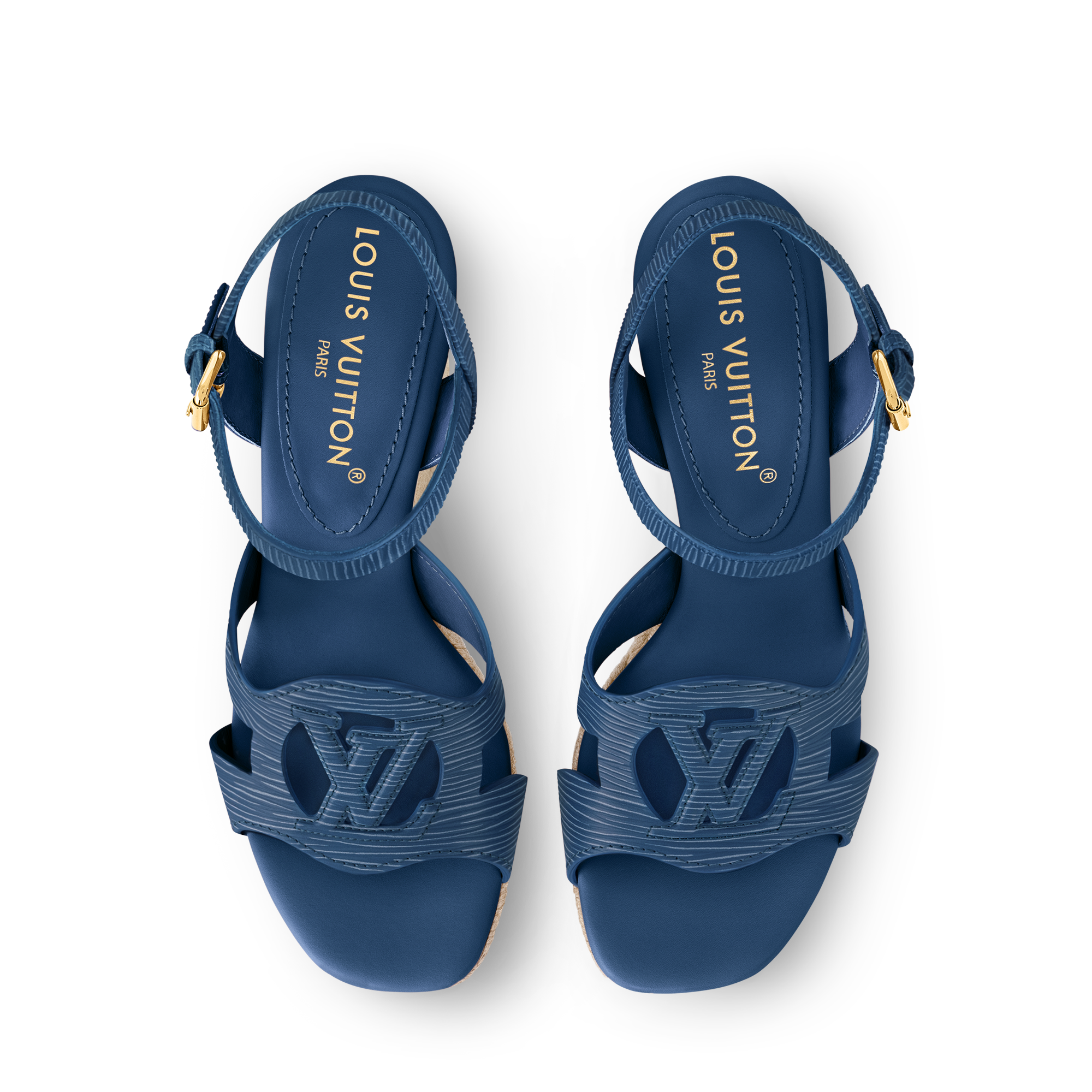 Women - LV Isola Wedge Espadrilles  Women Shoes Sandals and Espadrilles | LOUIS VUITTON (Product zoom)