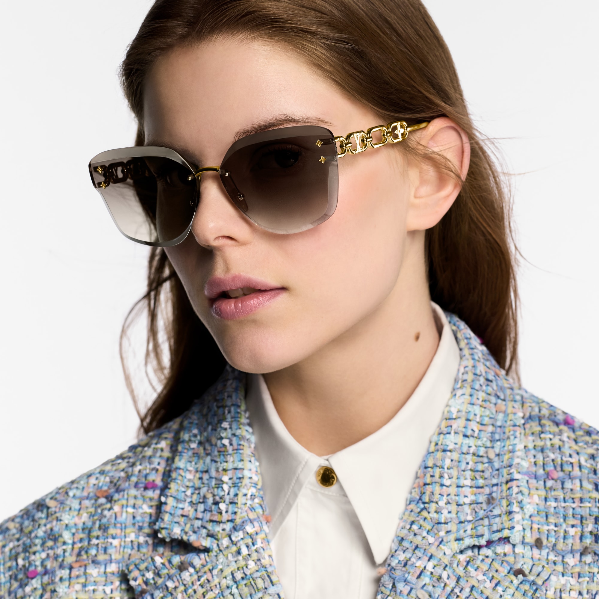 Women - LV Jewel Cat Eye Sunglasses S00 Women Accessories Sunglasses | LOUIS VUITTON (Product zoom)