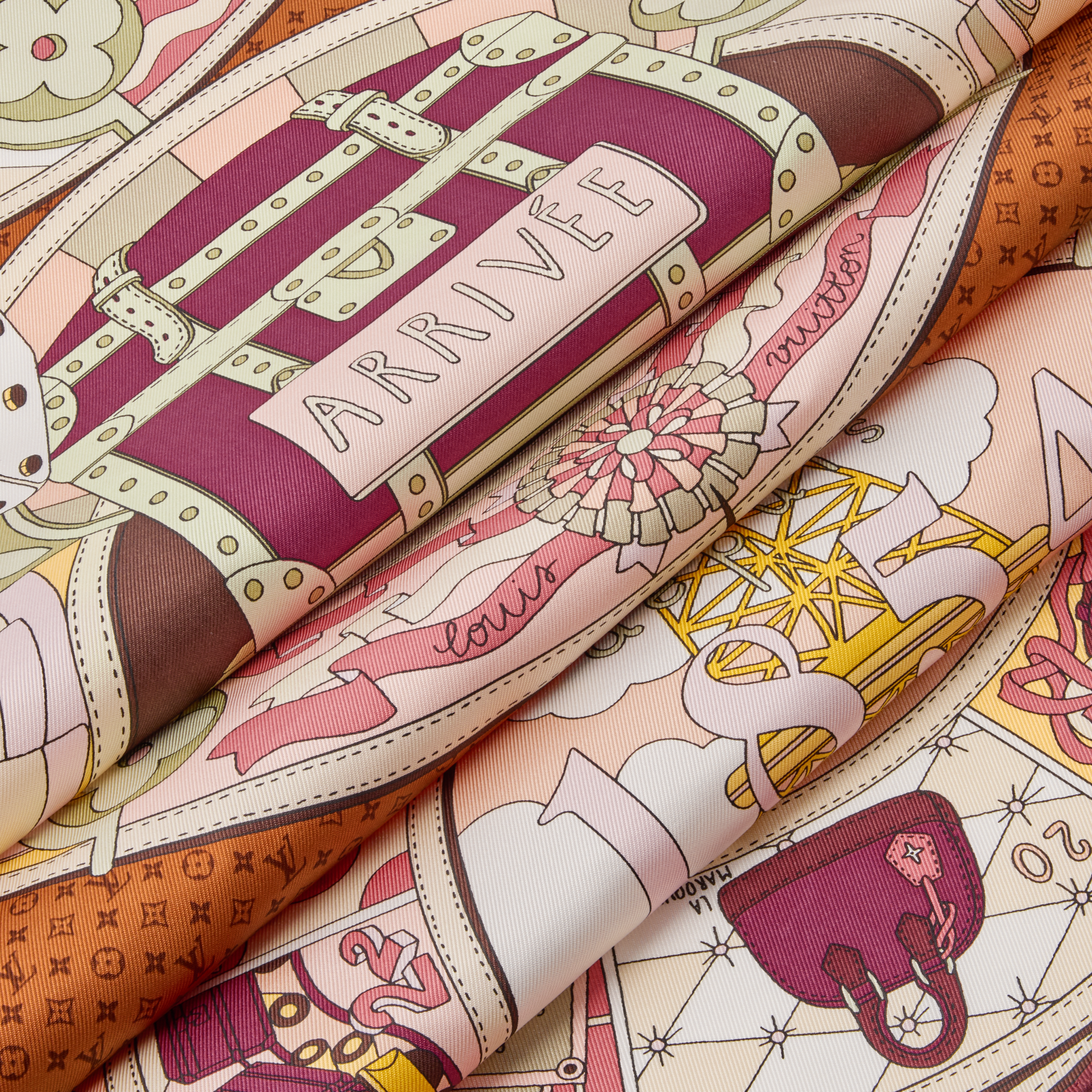 Women - LV Journey Square 90 S00 Women Accessories Silk Squares and Bandeaux | LOUIS VUITTON (Product zoom)