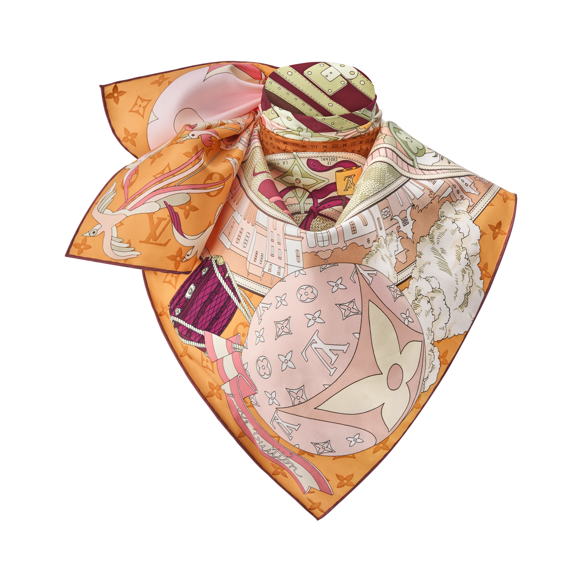 Women - LV Journey Square 90 S00 Women Accessories Silk Squares and Bandeaux | LOUIS VUITTON (Product zoom)