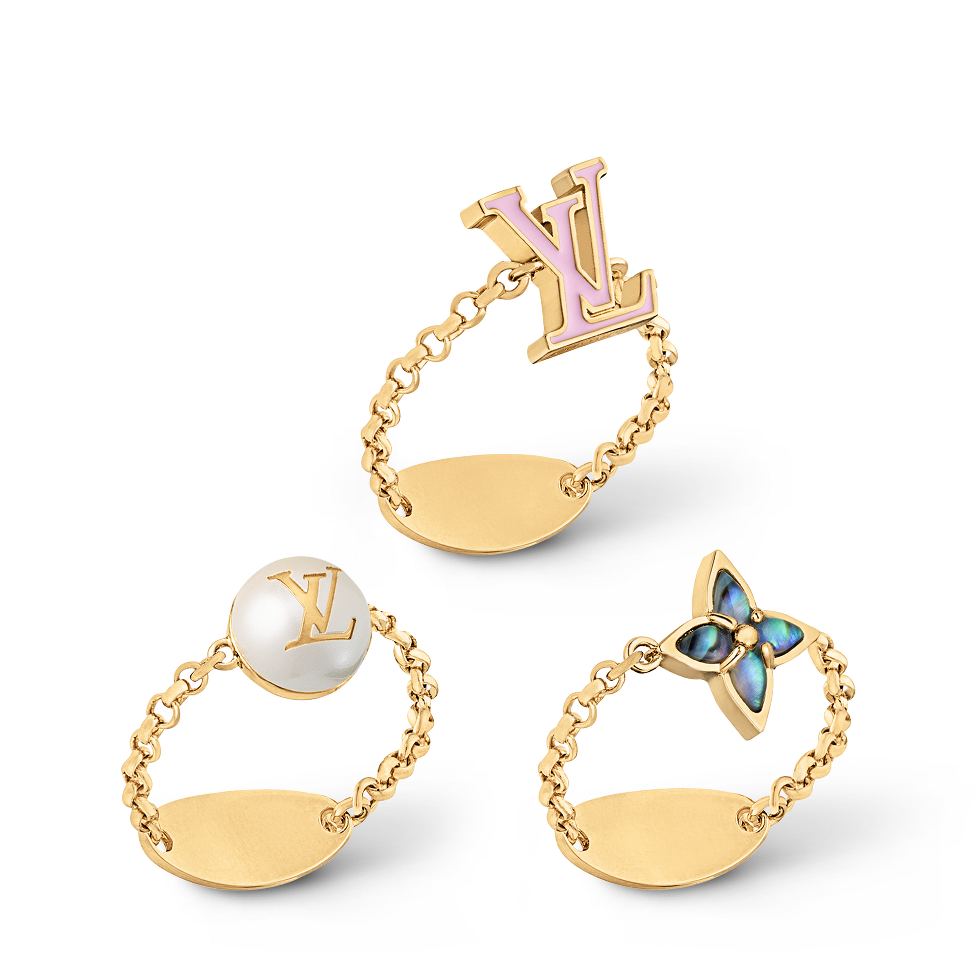 Women - LV Layer Set of Rings S00 Women Fashion Jewellery All Fashion Jewellery | LOUIS VUITTON (Product zoom)