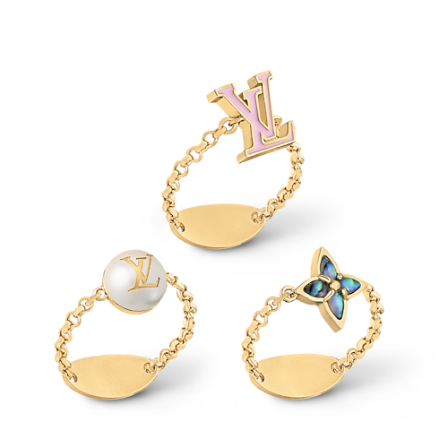 Women - LV Layer Set of Rings S00 Women Fashion Jewellery All Fashion Jewellery | LOUIS VUITTON (Product zoom)