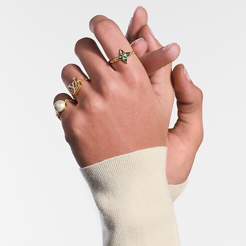 Women - LV Layer Set of Rings S00 Women Fashion Jewellery All Fashion Jewellery | LOUIS VUITTON (Product zoom)