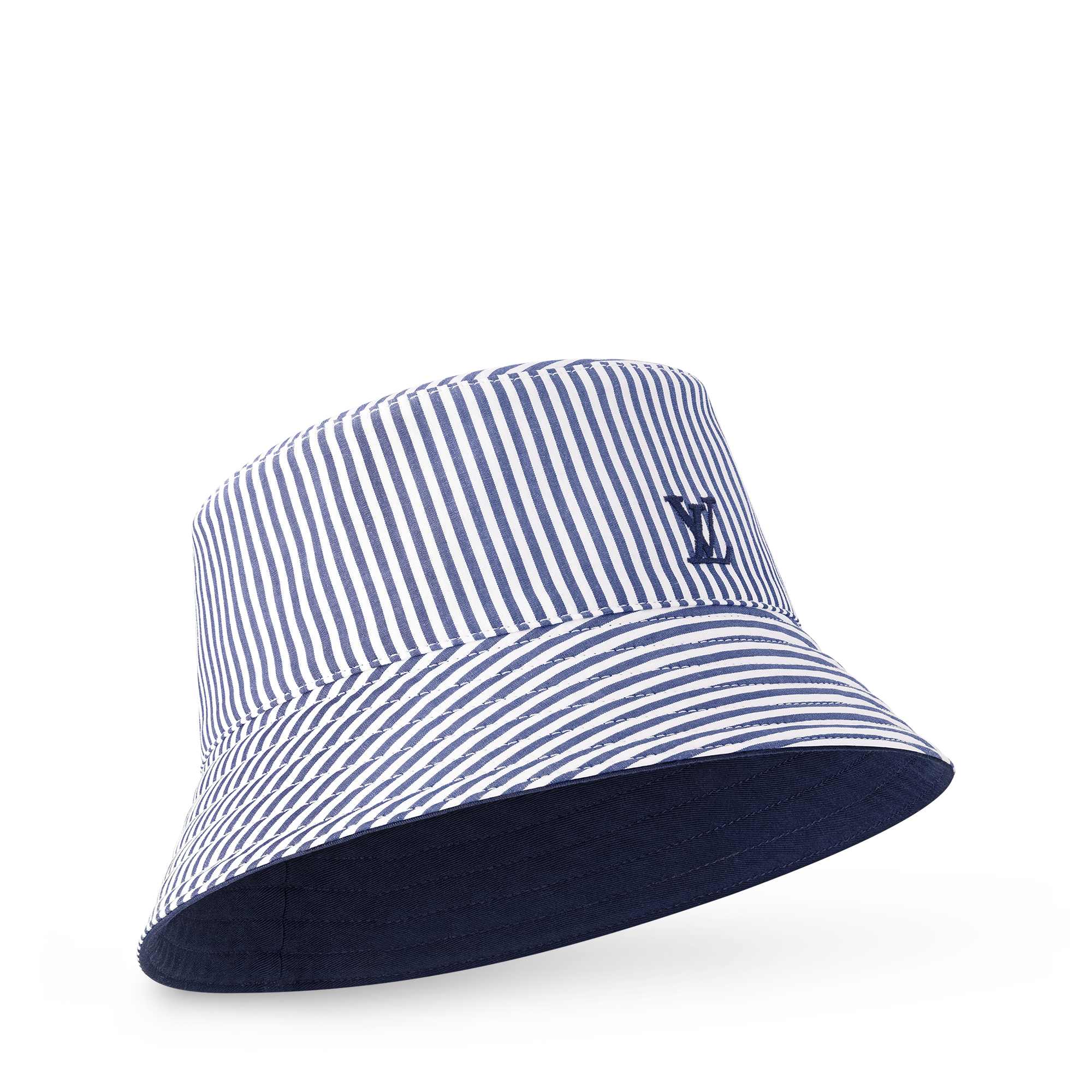 Women - LV League Striped Bucket Hat S00 Women Accessories Hats & Caps | LOUIS VUITTON (Product zoom)