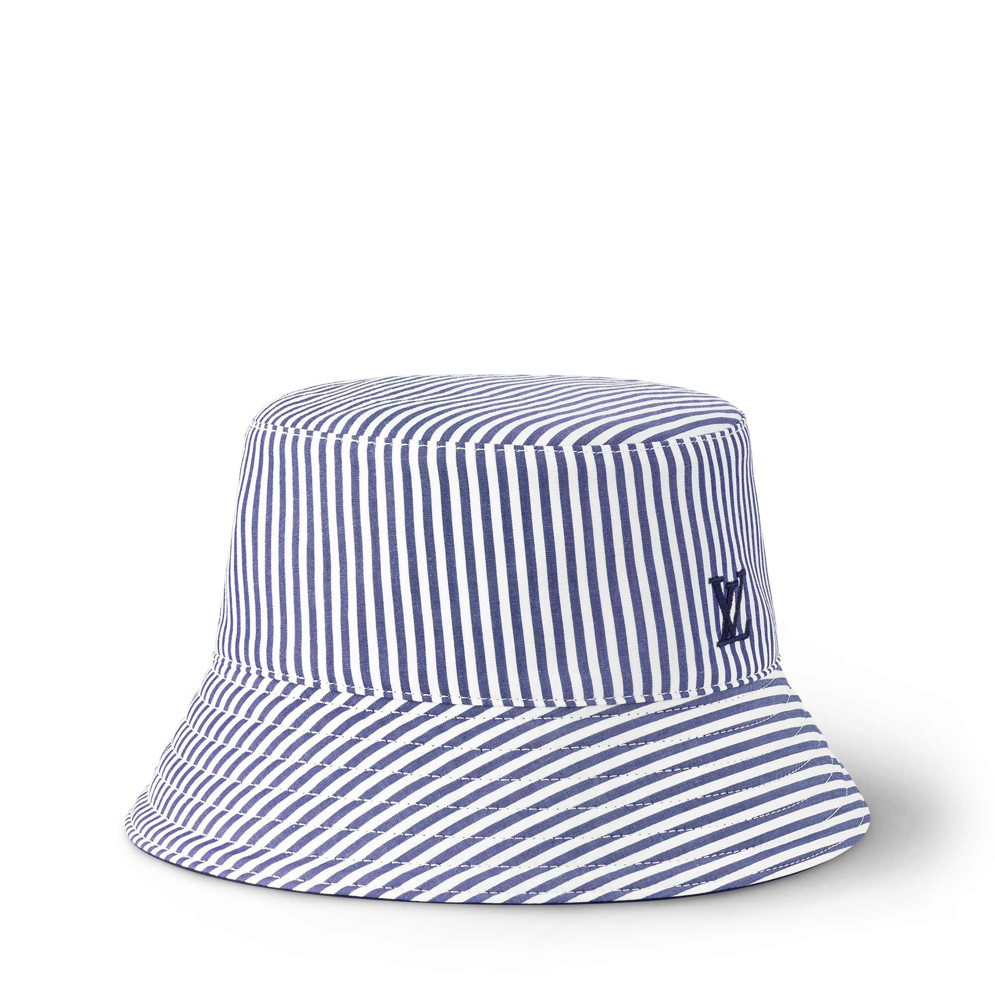Women - LV League Striped Bucket Hat S00 Women Accessories Hats & Caps | LOUIS VUITTON (Product zoom)