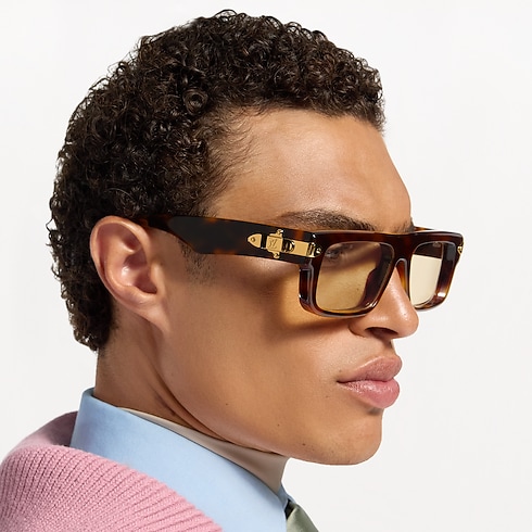 Men - LV Lock Square Sunglasses S00 Men Accessories Eyewear | LOUIS VUITTON (Product zoom)