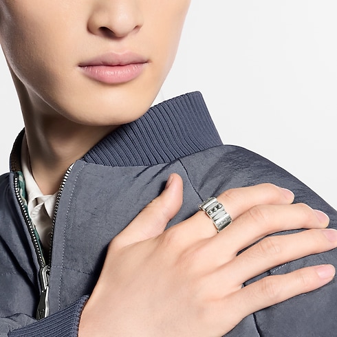 Men - LV Lozine Ring S00 Men Fashion Jewellery Rings | LOUIS VUITTON (Product zoom)