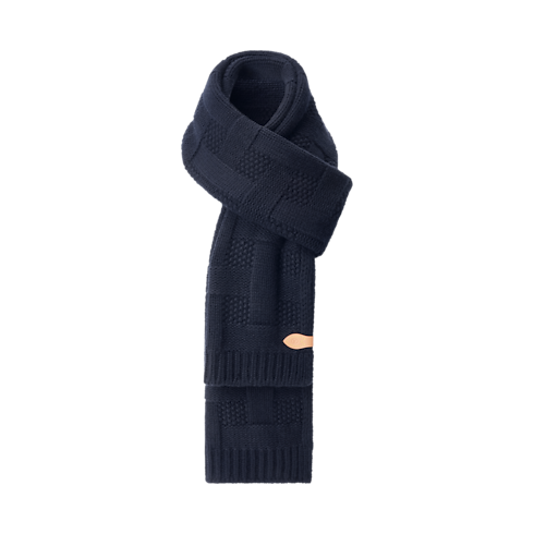 Men - LV Malletier Knitted Scarf S00 Men Accessories Scarves | LOUIS VUITTON (Product zoom)
