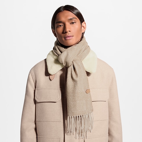Men - LV Malletier Scarf S00 Men Accessories Scarves | LOUIS VUITTON (Product zoom)