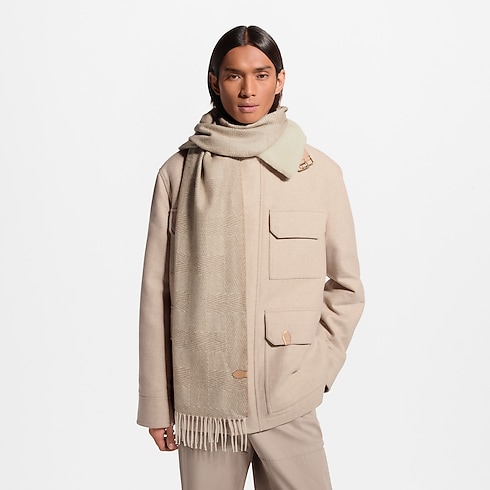 Men - LV Malletier Scarf S00 Men Accessories Scarves | LOUIS VUITTON (Product zoom)
