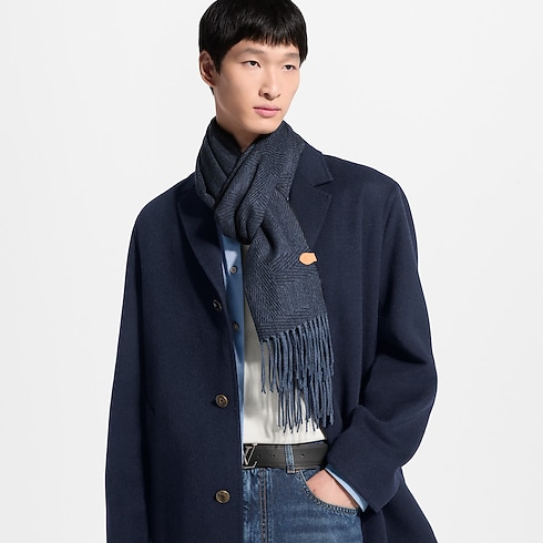 Men - LV Malletier Scarf S00 Men Accessories Scarves | LOUIS VUITTON (Product zoom)