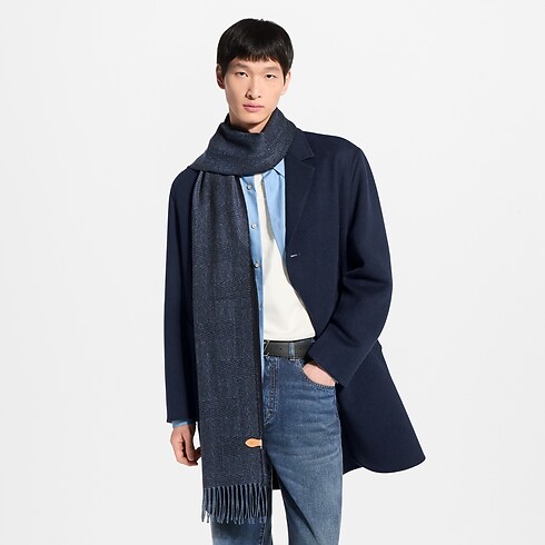 Men - LV Malletier Scarf S00 Men Accessories Scarves | LOUIS VUITTON (Product zoom)