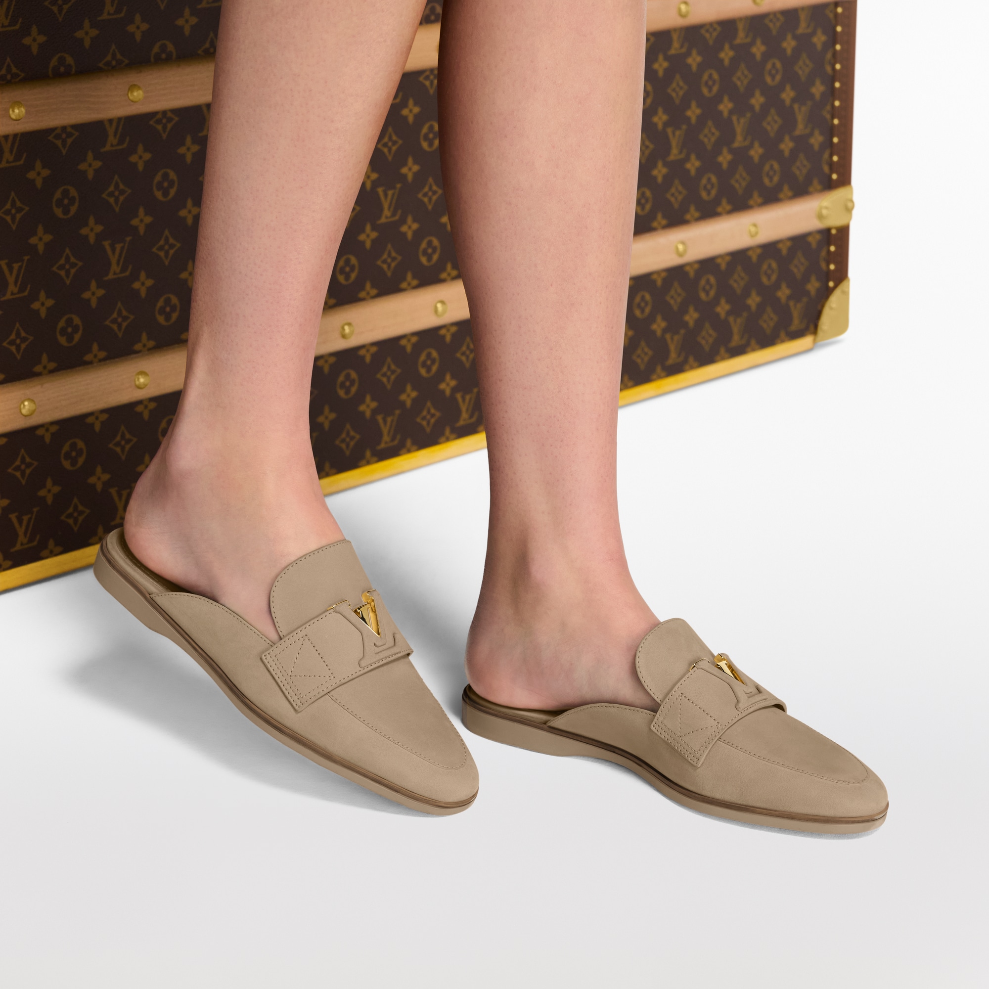 Women - LV Mare Flex Open Back Loafer  Women Shoes Loafers and Ballerinas | LOUIS VUITTON (Product zoom)