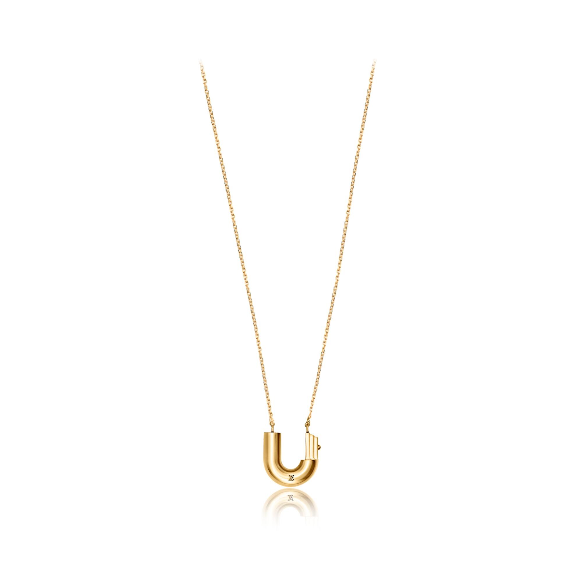 Lv Me Necklace Letter U Luxury Other Louis Vuitton