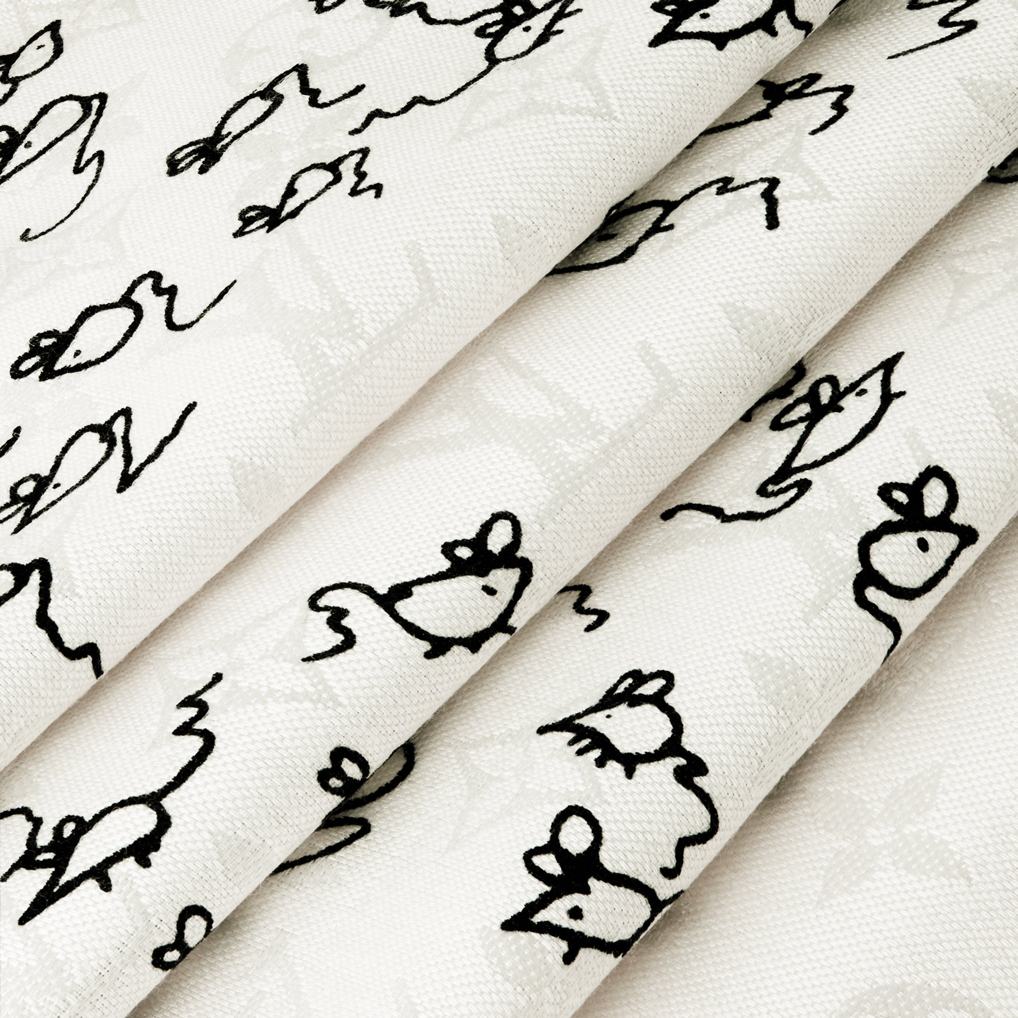 Women - LV Mice Monogram Classique Shawl S00 Women Accessories Shawls and Stoles | LOUIS VUITTON (Product zoom)