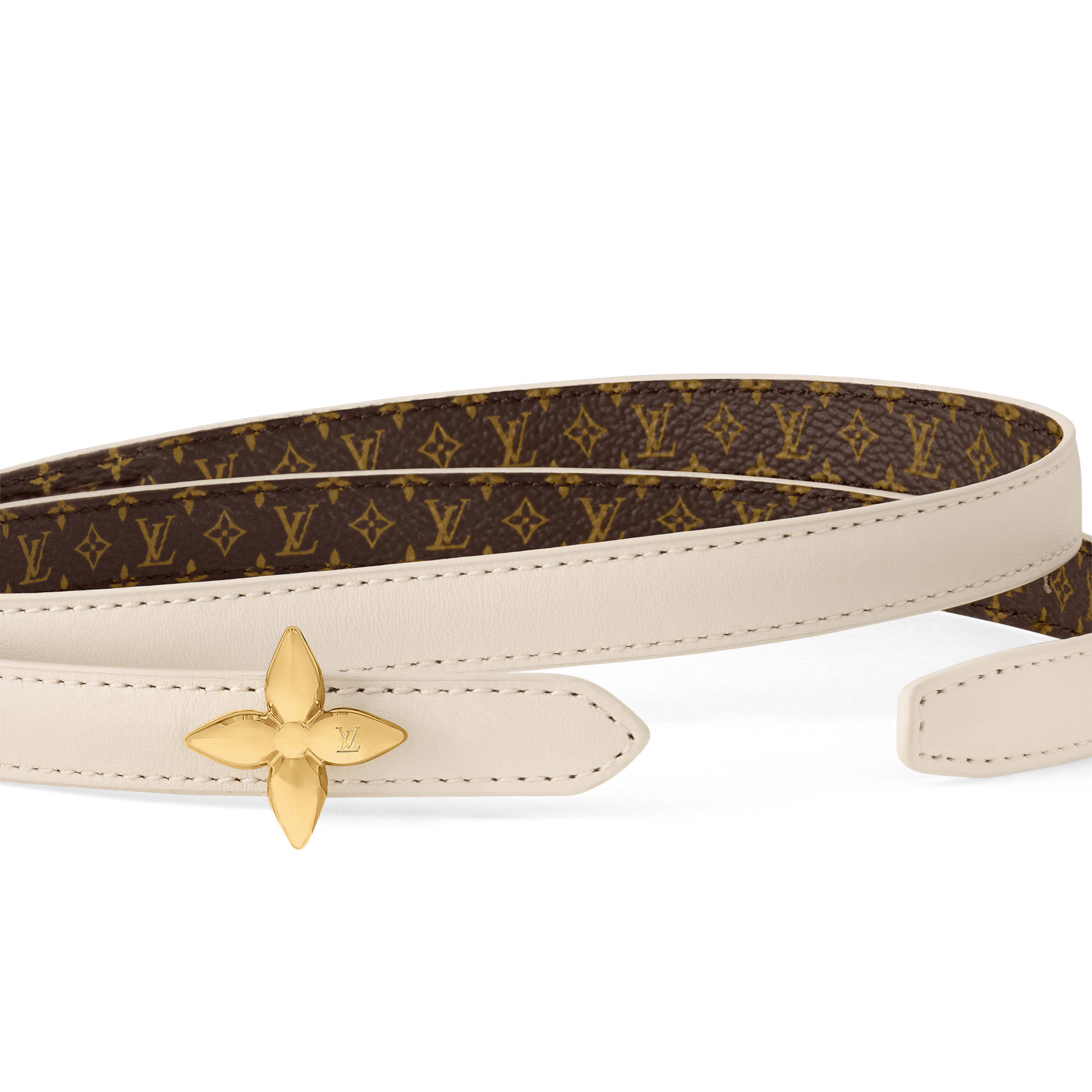 Women - LV Mini Flowergram 15MM Reversible Belt  Women Accessories Belts | LOUIS VUITTON (Product zoom)