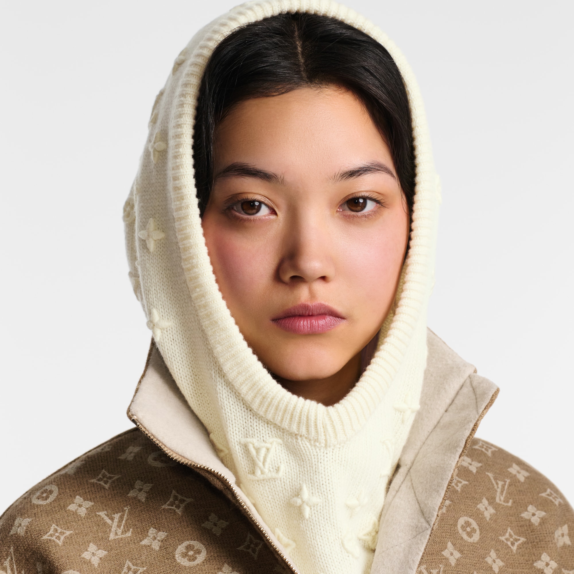 Women - LV Monogram 3D Balaclava S00 Women Accessories Hats & Caps | LOUIS VUITTON (Product zoom)