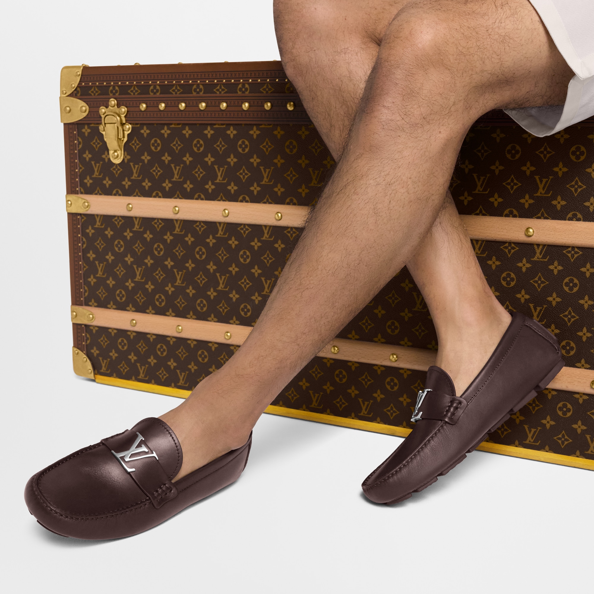 Men - LV Monza Moccasins  Men Shoes Loafers and Moccasins | LOUIS VUITTON (Product zoom)