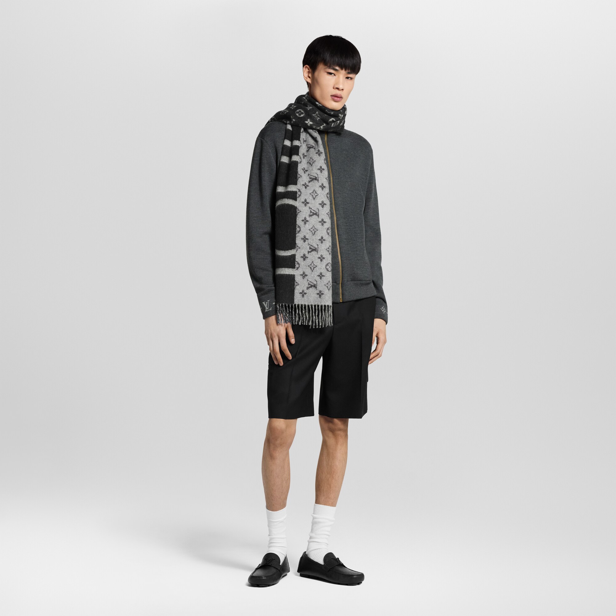 Men - LV Monza Taïga Moccasins  Men Shoes Loafers and Moccasins | LOUIS VUITTON (Product zoom)