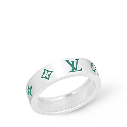 Men - LV Mosaic Thin Ring S00 Men Fashion Jewellery Rings | LOUIS VUITTON (Product zoom)