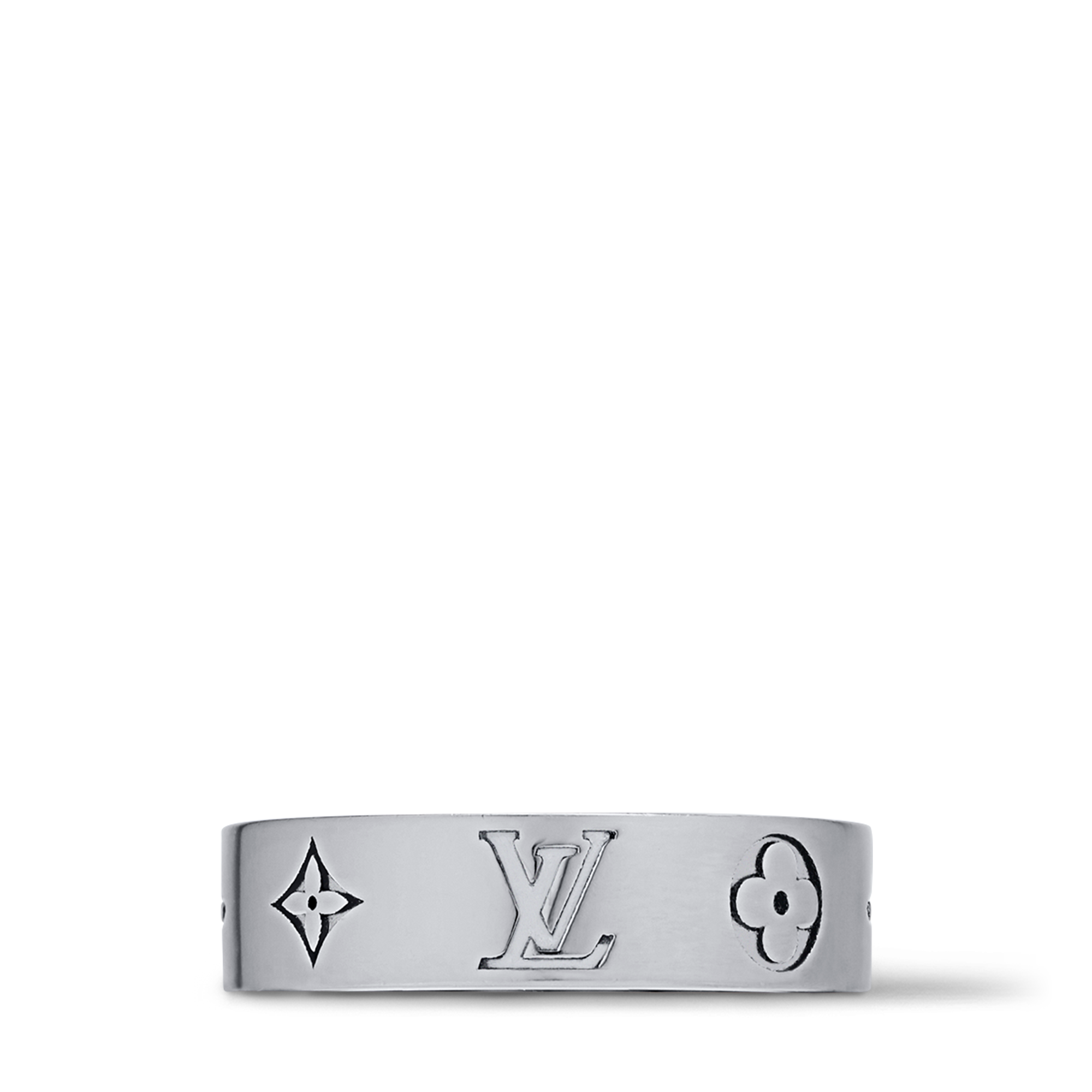 Men - LV Mosaic Thin Ring S00 Men Fashion Jewellery Rings | LOUIS VUITTON (Product zoom)