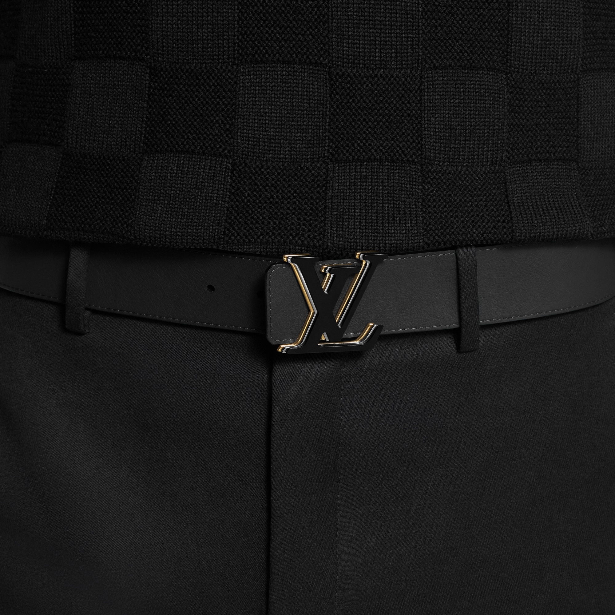 Men - LV Optic 40mm Reversible Belt Other Leathers Men Accessories Belts | LOUIS VUITTON (Product zoom)