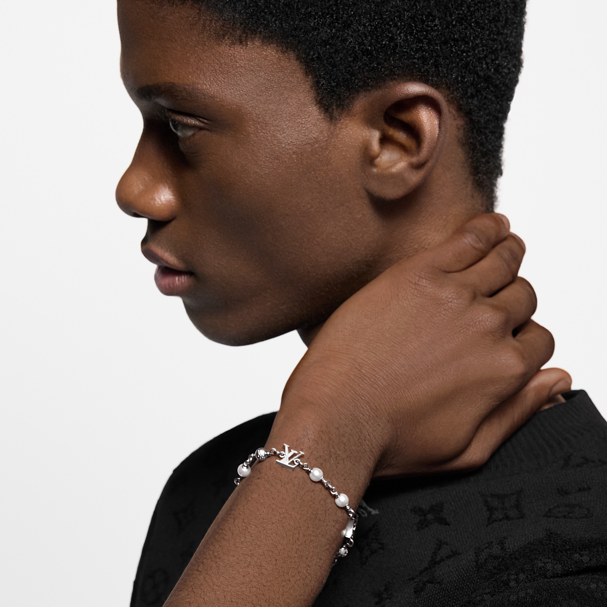 Men - LV Pearls Bracelet S00 Men Fashion Jewellery Bracelets | LOUIS VUITTON (Product zoom)