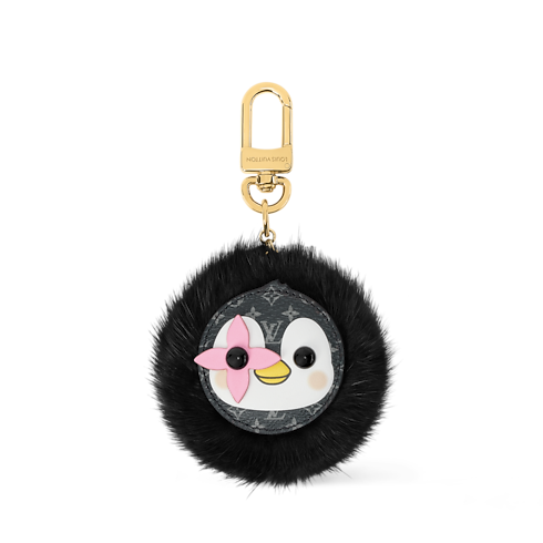 Women - LV Penguin Pompom Bag Charm S00 Women Accessories Bag Charms and Keyholders | LOUIS VUITTON (Product zoom)