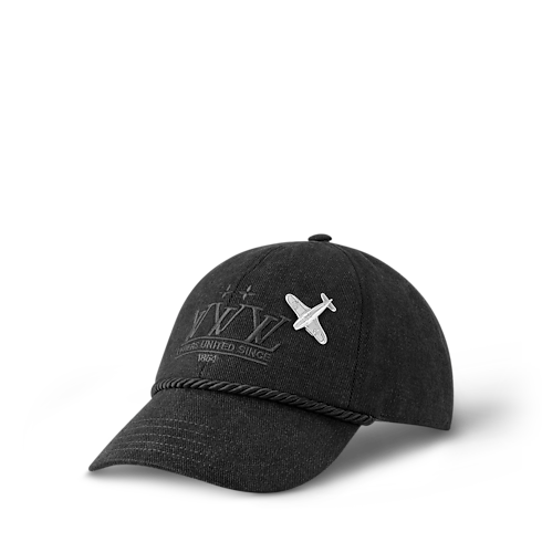 Men - LV Plane Cap S00 Men Accessories Hats, Beanies and Gloves | LOUIS VUITTON (Product zoom)