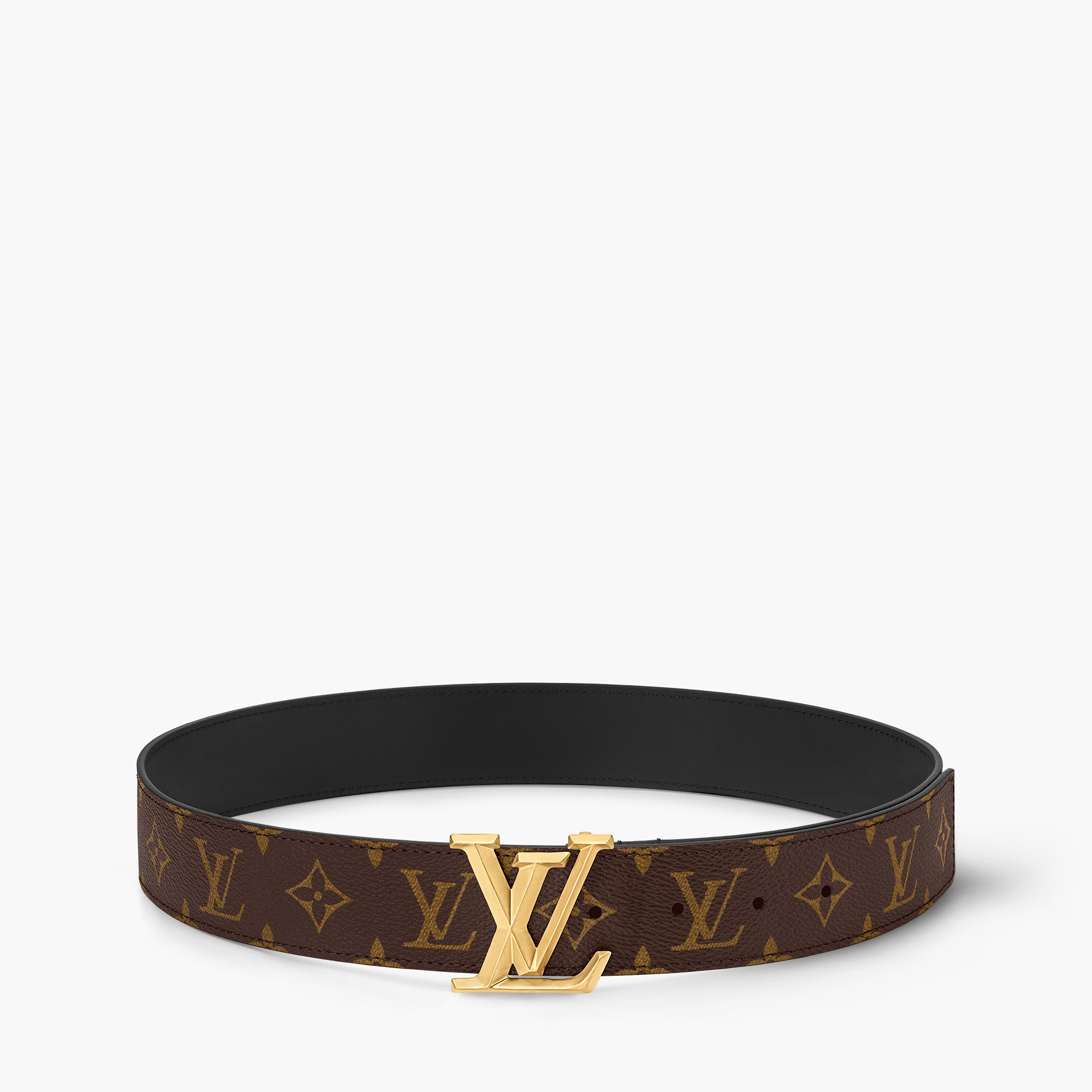 LV Pyramide 40MM Belt Luxury Monogram Canvas Brown LOUIS VUITTON