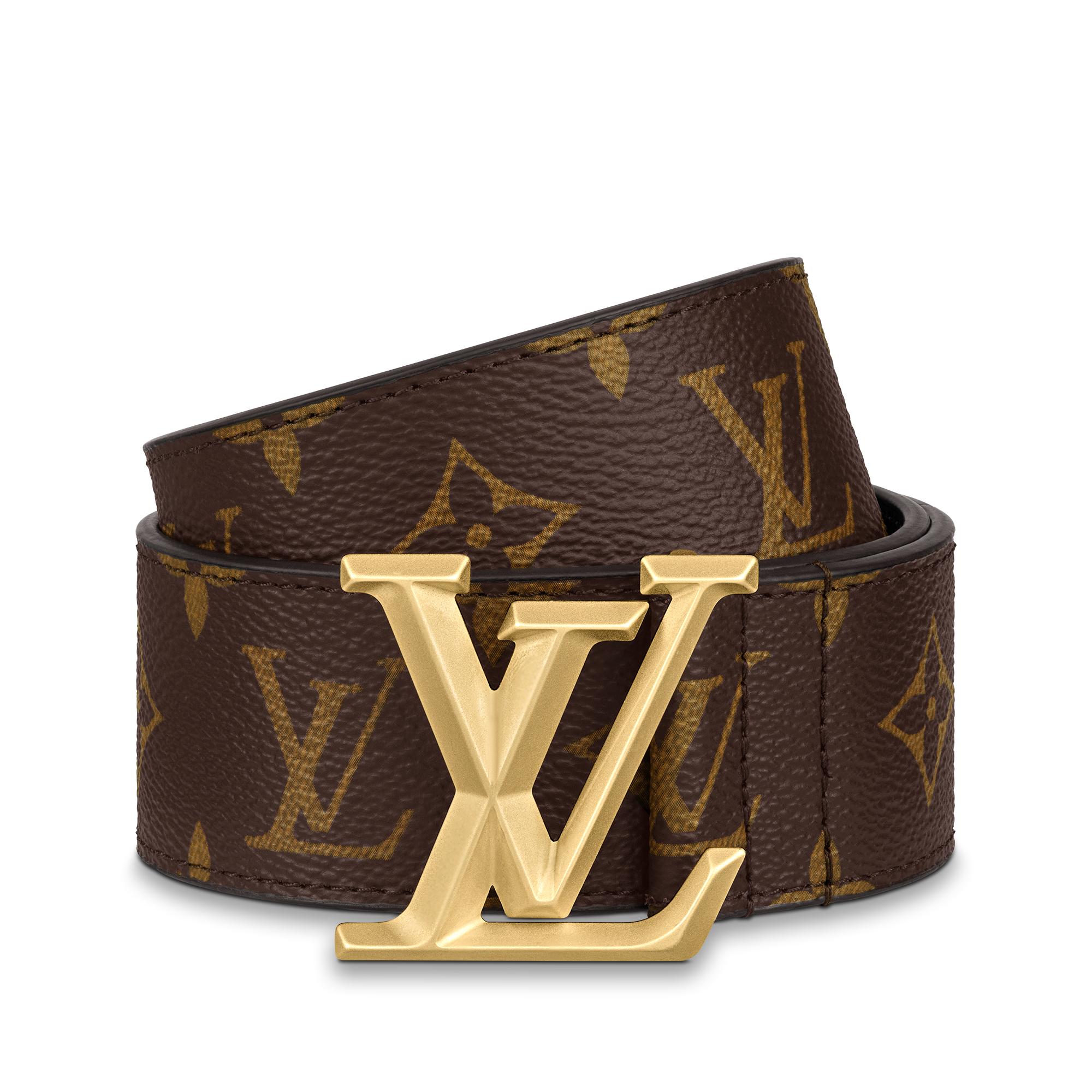 Men - LV Pyramide 40MM Belt Monogram Canvas Men Accessories Belts | LOUIS VUITTON (Product zoom)