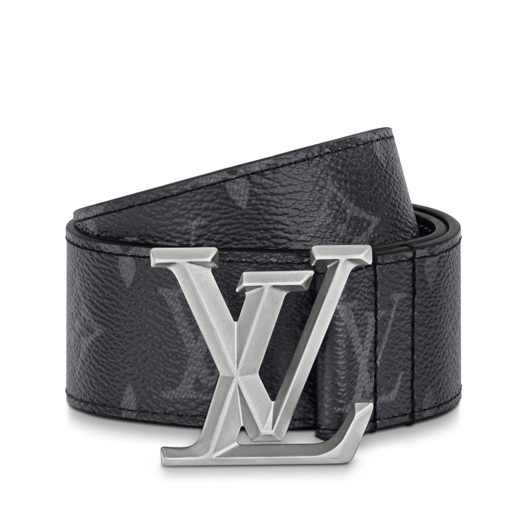 Men - LV Pyramide 40MM Belt Monogram Eclipse Canvas Men Accessories New This Season | LOUIS VUITTON (Product zoom)