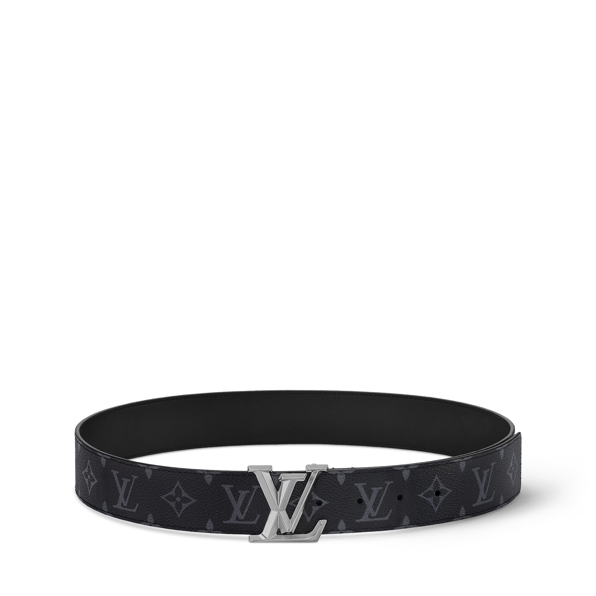Men - LV Pyramide 40MM Belt Monogram Eclipse Canvas Men Accessories New This Season | LOUIS VUITTON (Product zoom)