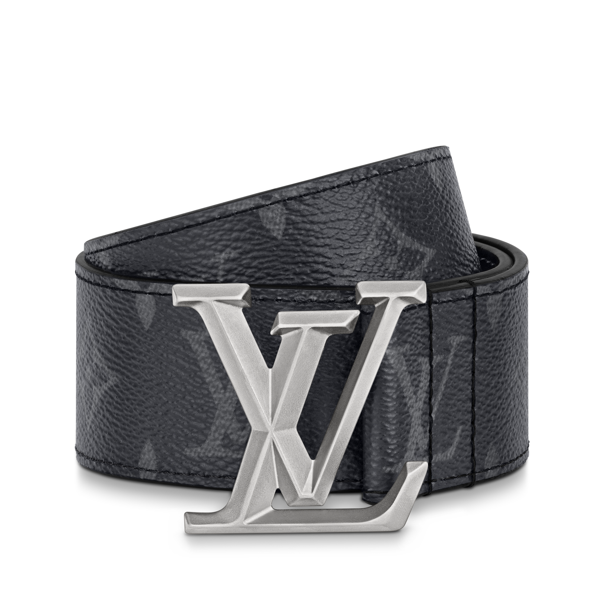 Men - LV Pyramide 40MM Belt Monogram Eclipse Canvas Men Accessories New This Season | LOUIS VUITTON (Product zoom)
