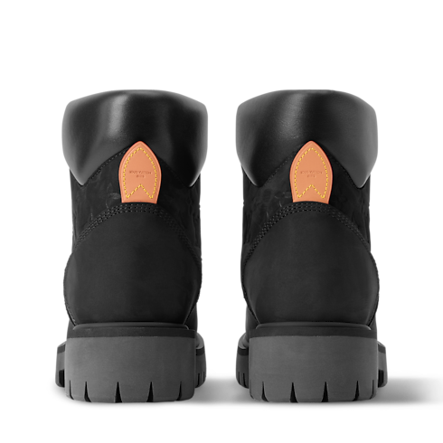 LV Remix Ankle Boots back view