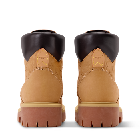 LV Remix Ankle Boots back view