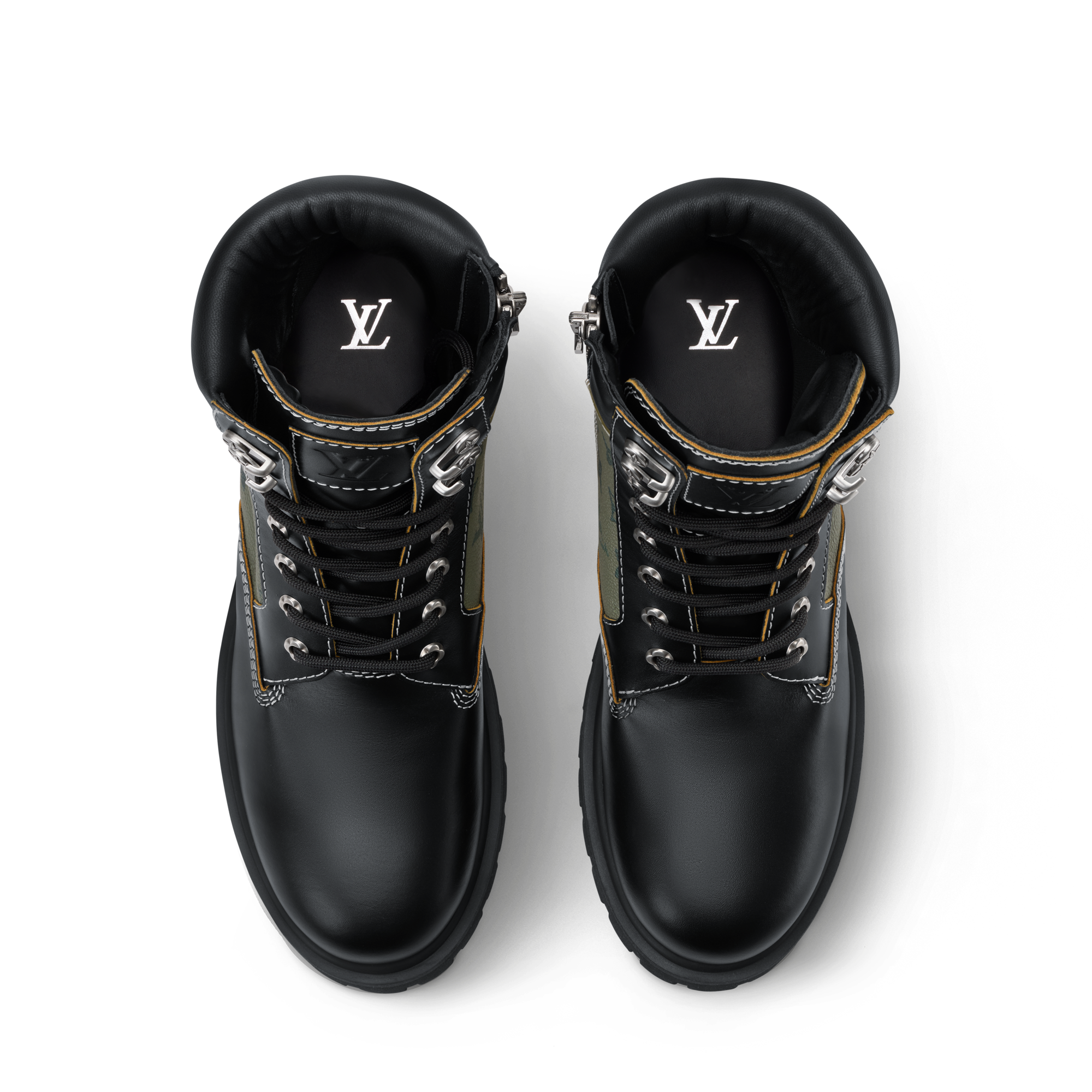 Men - LV Remix Combat Boots  Men Shoes Boots | LOUIS VUITTON (Product zoom)
