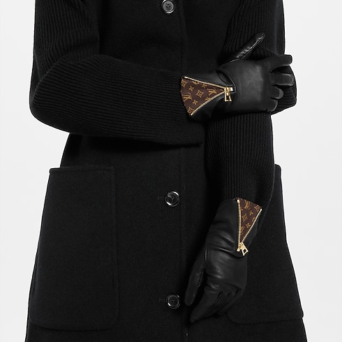 Women - LV Reveal Gloves S00 Women Accessories Hats & Caps | LOUIS VUITTON (Product zoom)