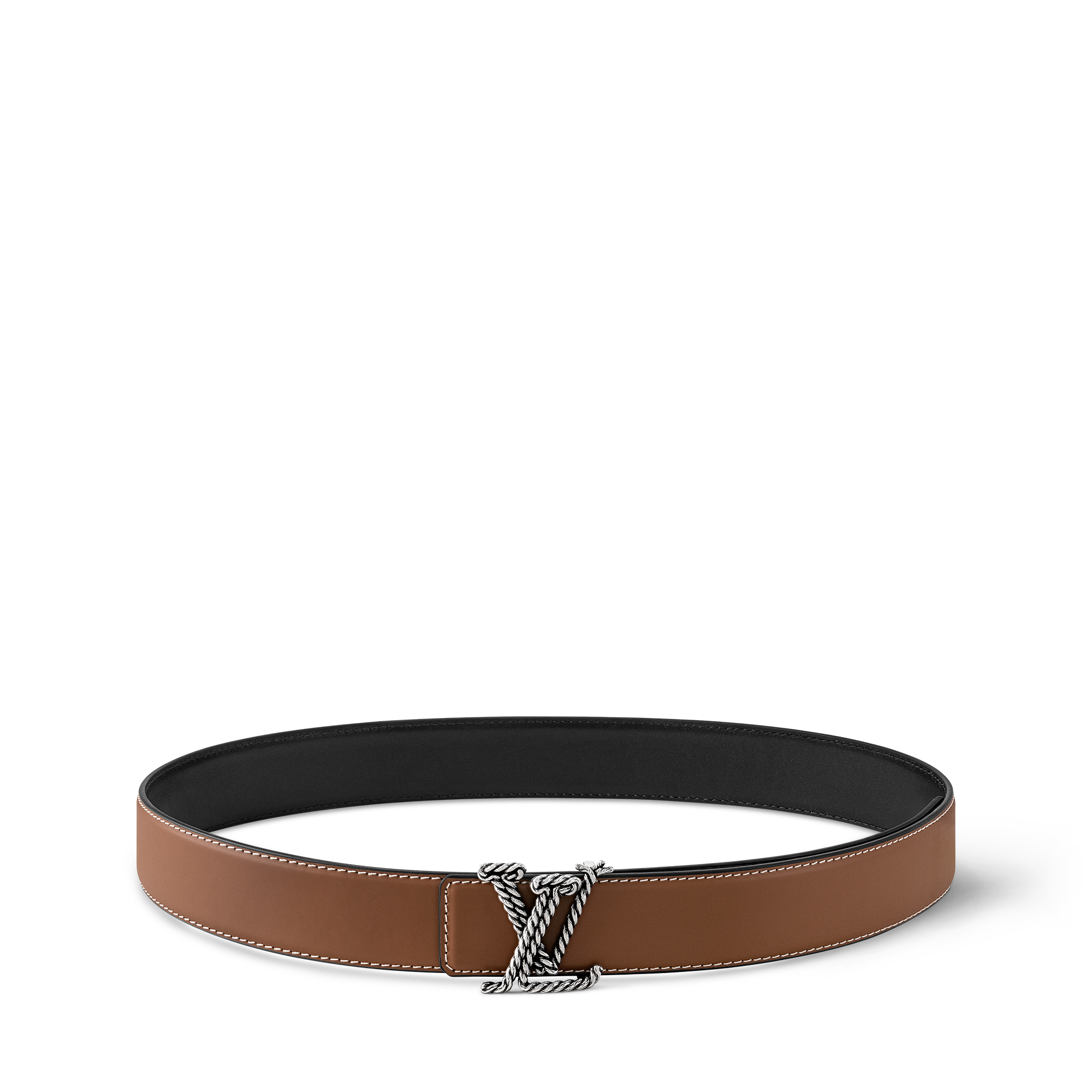 Men - LV Rope 35MM Reversible Belt  Men Accessories Belts | LOUIS VUITTON (Product zoom)