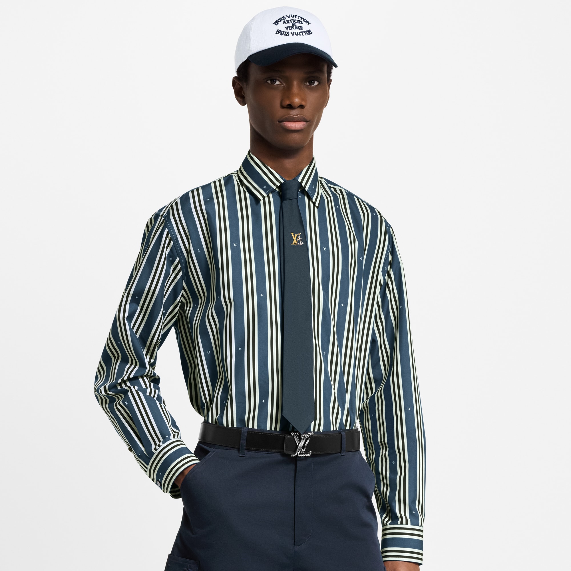 Men - LV Rope 35MM Reversible Belt  Men Accessories Belts | LOUIS VUITTON (Product zoom)