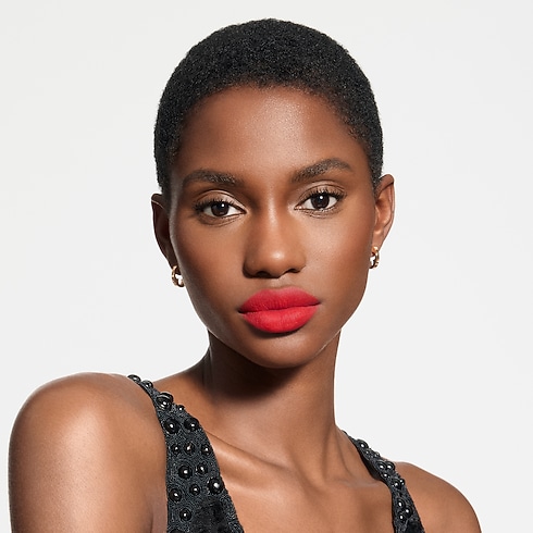 Perfumes and Beauty - LV Rouge - Matte Lipstick Perfumes and Beauty Lips } | LOUIS VUITTON (Product zoom)