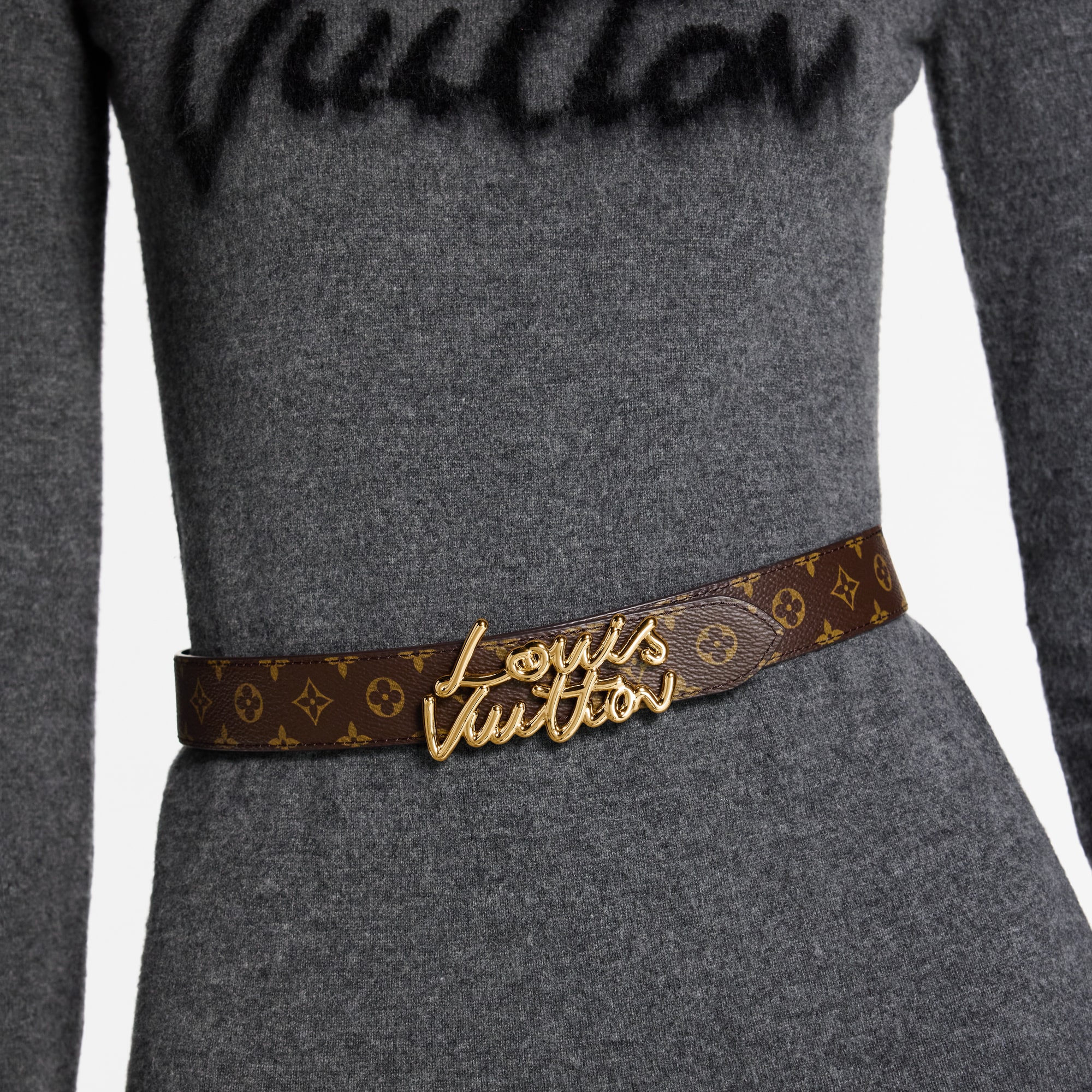 Women - LV Script 30MM Belt  Women Accessories Belts | LOUIS VUITTON (Product zoom)