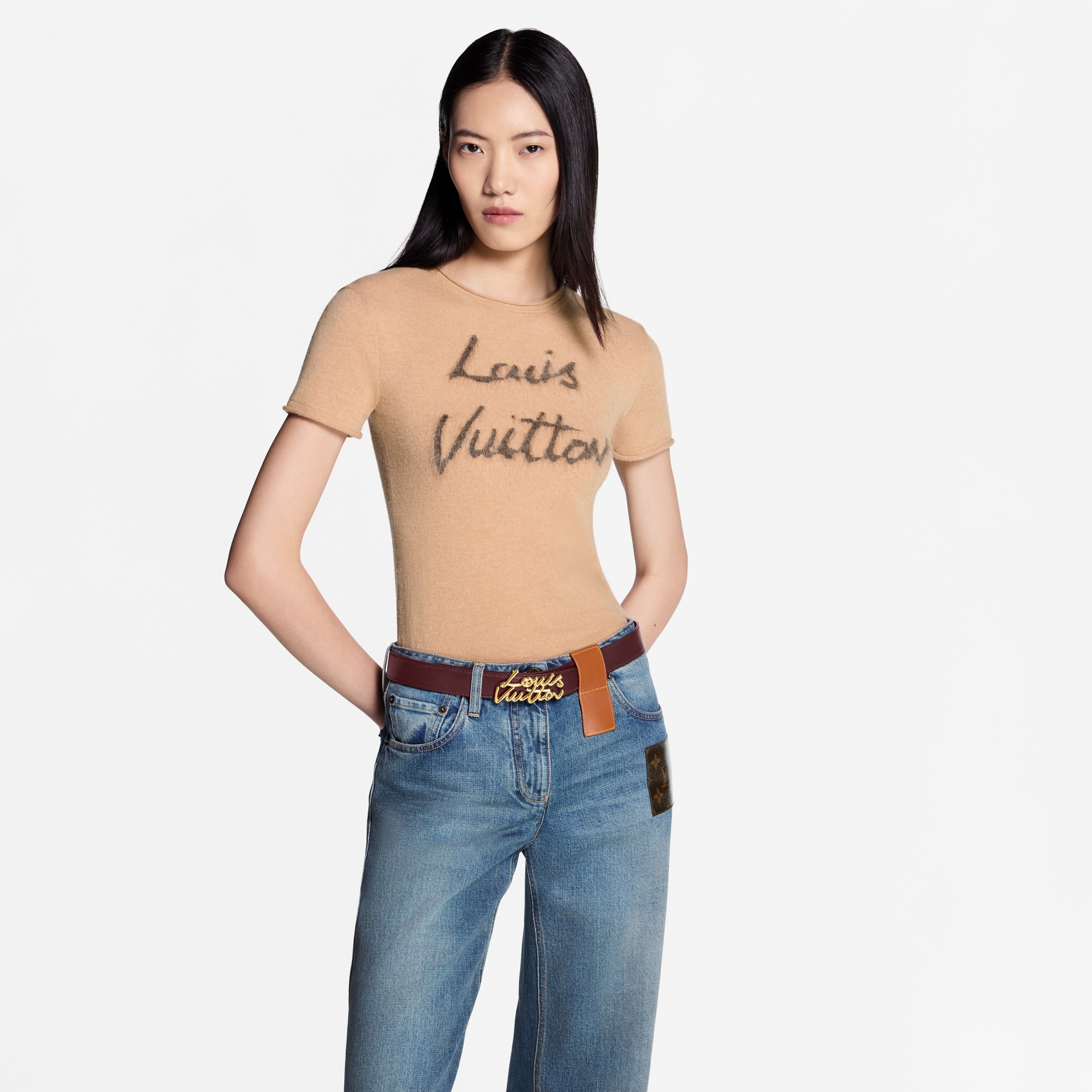 Women - LV Script 30MM Belt  Women Accessories Belts | LOUIS VUITTON (Product zoom)