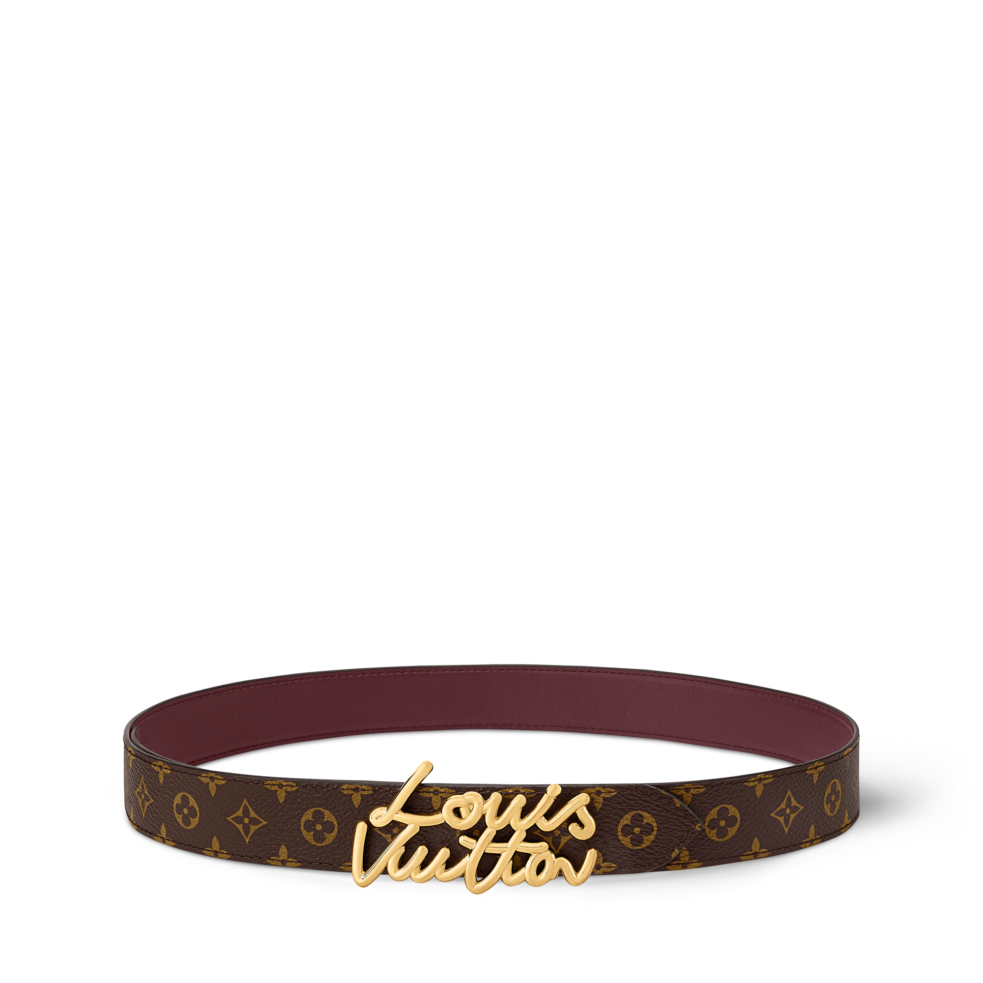 Women - LV Script 30MM Belt  Women Accessories Belts | LOUIS VUITTON (Product zoom)