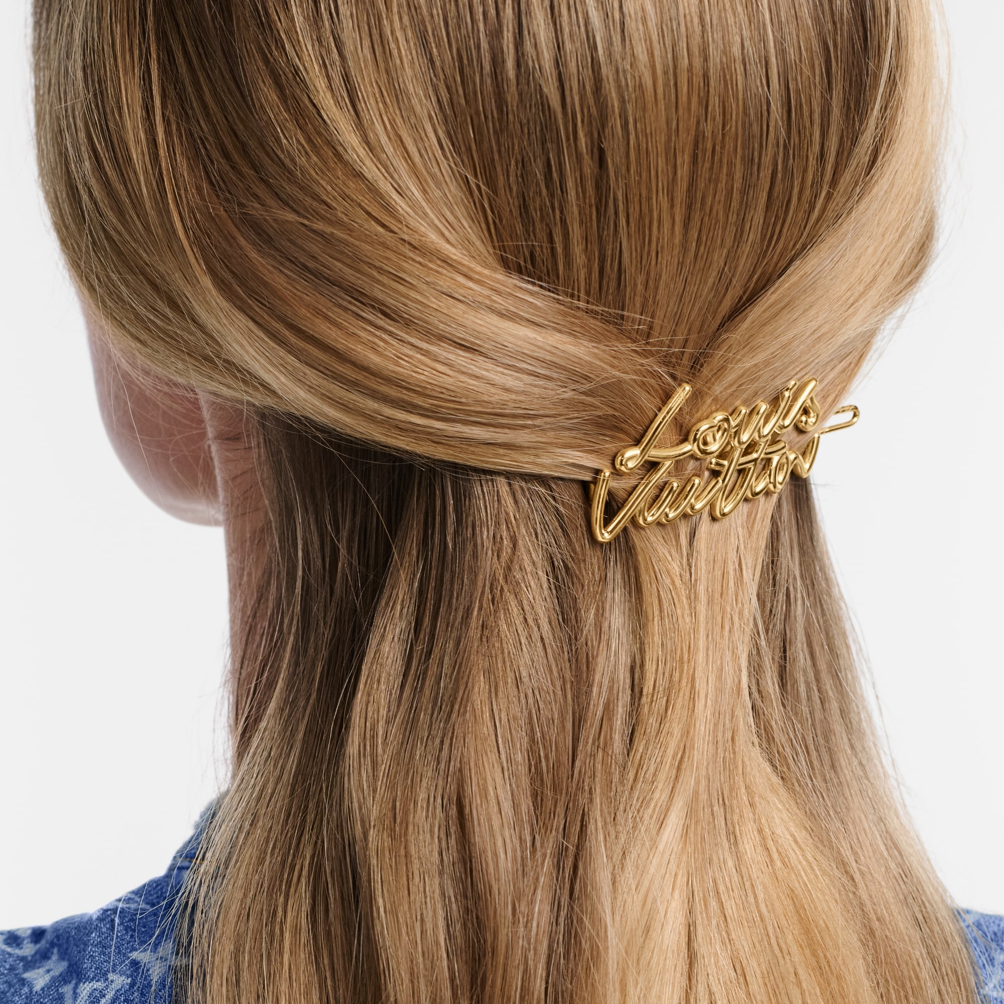 Women - LV Script Barrette S00 Women Accessories Hair Accessories | LOUIS VUITTON (Product zoom)