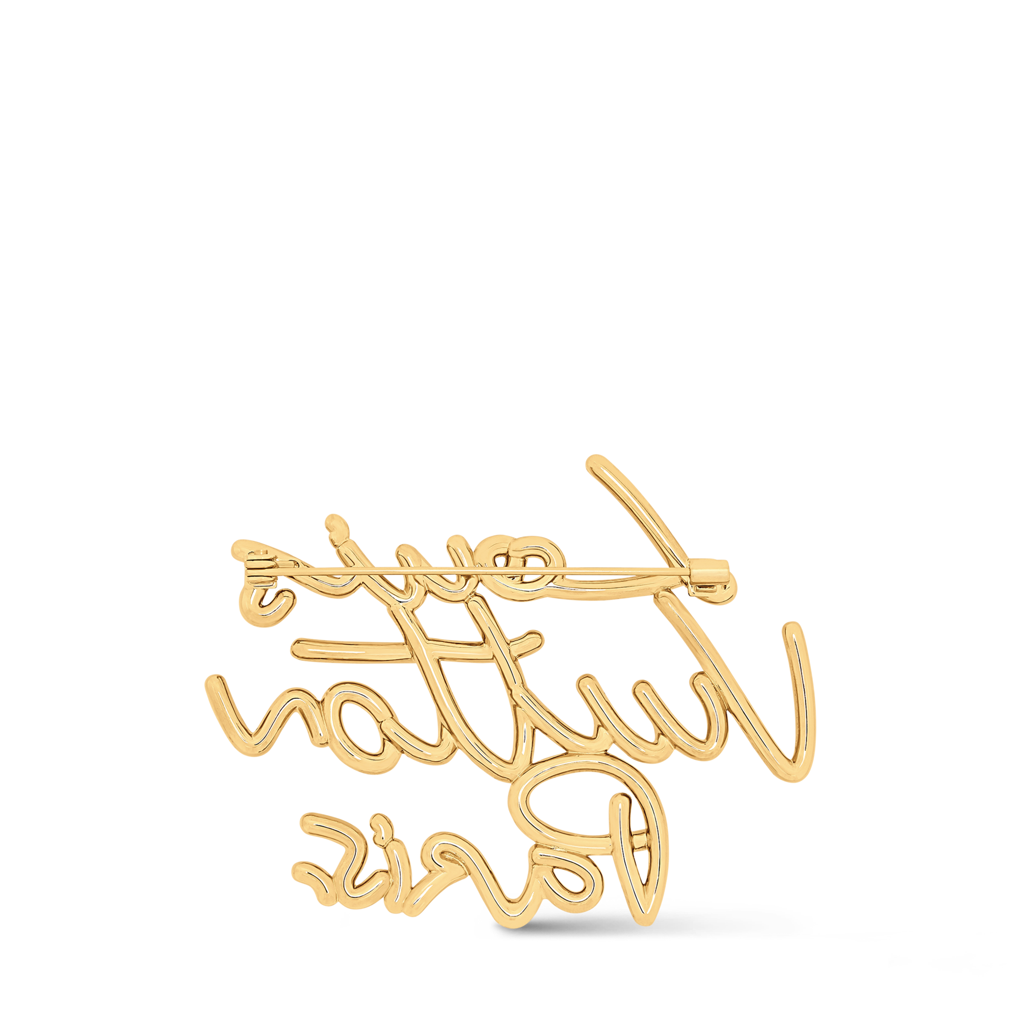 Women - LV Script Brooch S00 Women Fashion Jewellery All Fashion Jewellery | LOUIS VUITTON (Product zoom)