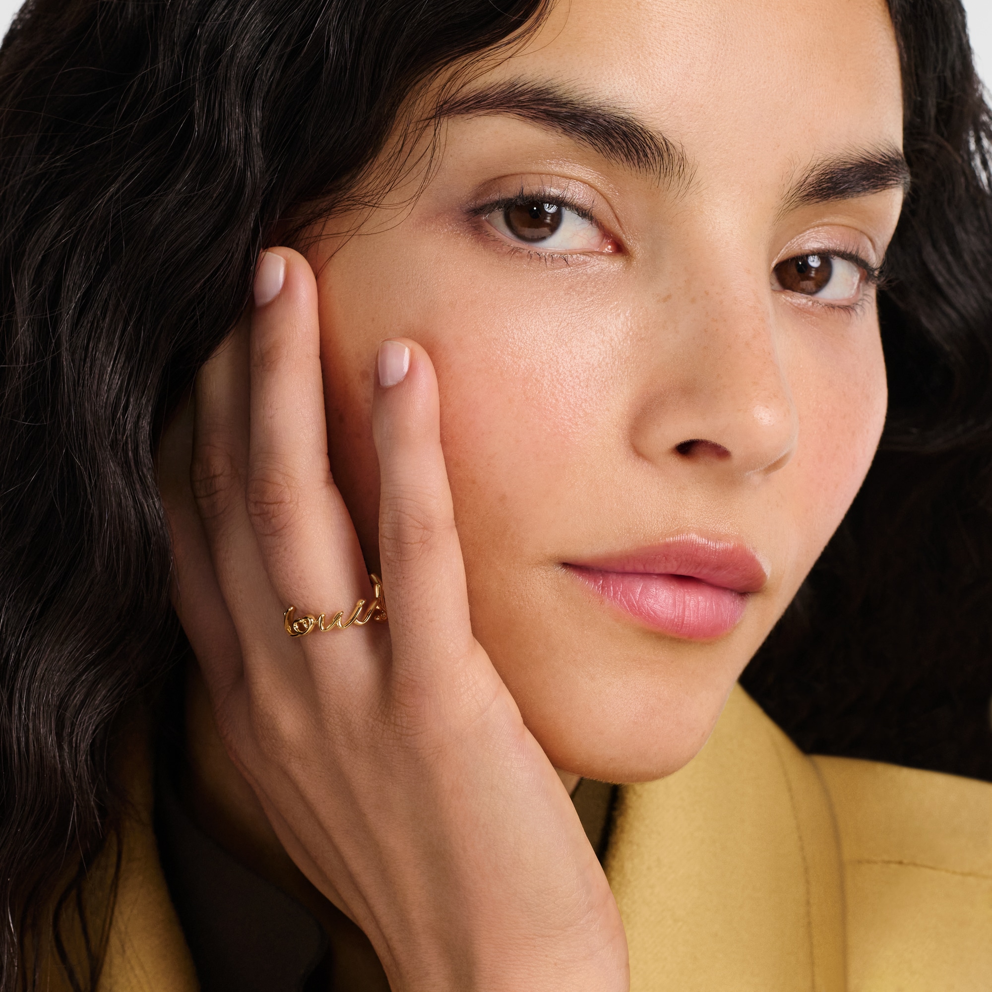 Women - LV Script Ring S00 Women Fashion Jewellery Rings | LOUIS VUITTON (Product zoom)